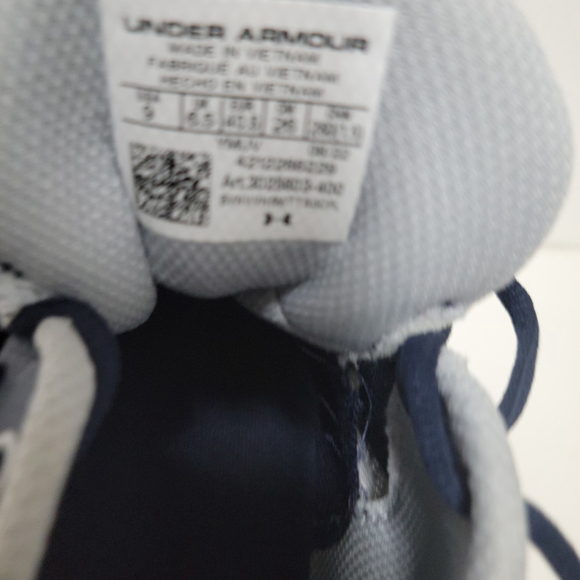 Under Armour Flow Breakthru Women's 9 Midnight Navy Basketball Shoes - Picture 8 of 9